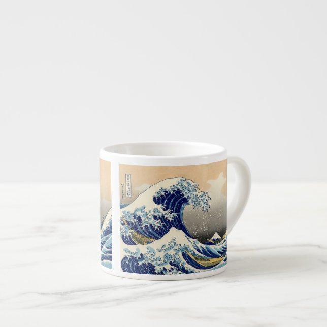Tasse Expresso Hiroshige La Grande Vague De Kanagawa (Devant droit)