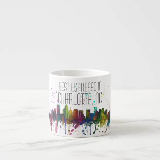 TASSE EXPRESSO HORIZON DE CHARLOTTE, LA CAROLINE DU NORD (Devant)