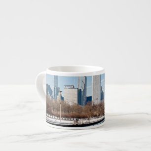 Tasse Expresso Horizon de Chicago à travers le lac Michigan
