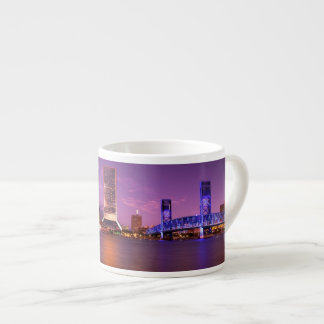 Tasse Expresso Horizon de Jacksonville la Floride la nuit