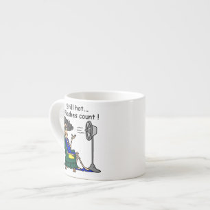 Tasse Expresso Humour de bouffée de chaleur