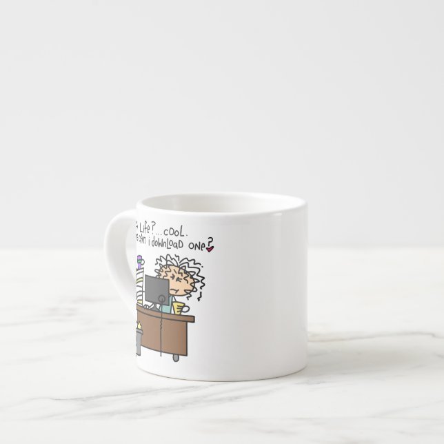 Tasse Expresso Humour de la vie de téléchargement (Devant gauche)