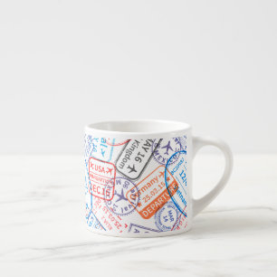 Tasse Expresso Icône Voyage