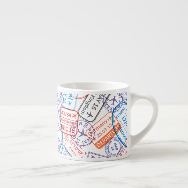 Tasse Expresso Icône Voyage (Droite)
