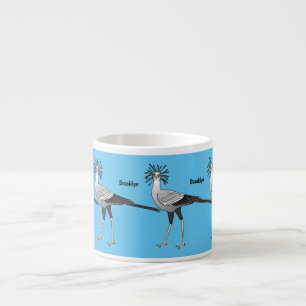 Tasse Expresso Illustration de dessin du secrétaire pour oiseaux