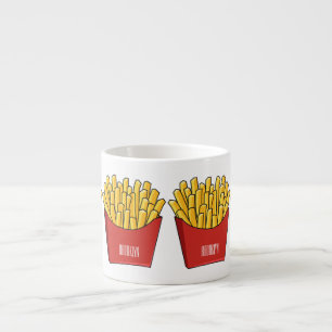 Tasse Expresso Illustration de frites