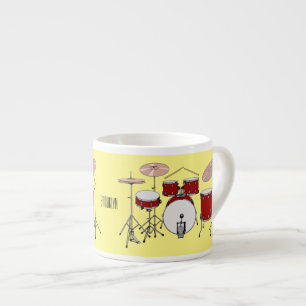 Tasse Expresso Illustration de kit de batterie