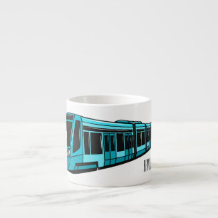 Tasse Expresso Illustration de locomotive électrique