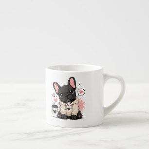 Tasse Expresso Illustration de sweat-shirt de Bouledogue Français