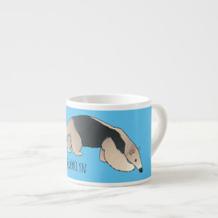 Tasse Expresso Illustration de Tamandua
