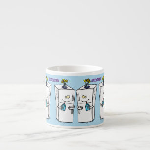 Tasse Expresso Illustration drôle de réfrigérateur