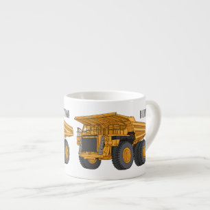 Tasse Expresso Illustration d'un camion à grande échelle