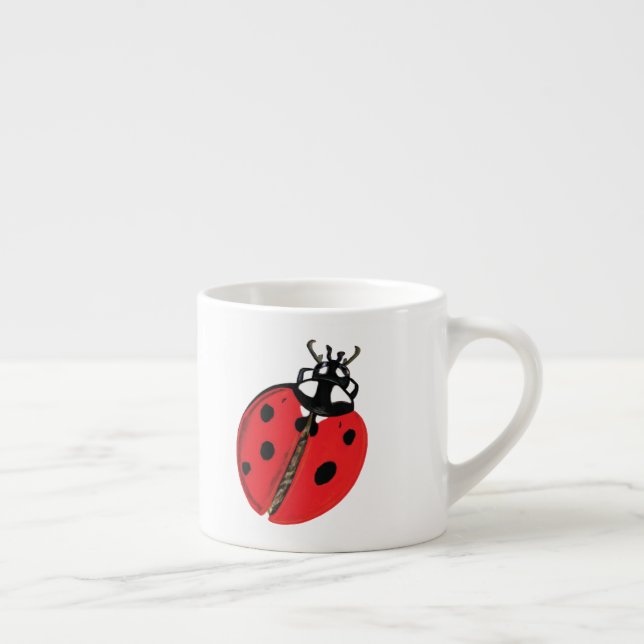 Tasse Expresso Illustration Lady Bug (Droite)