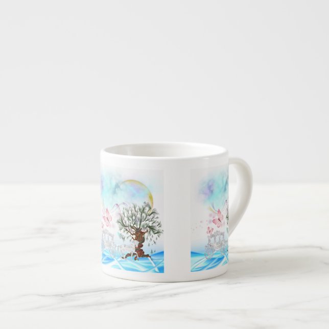 Tasse Expresso Imaginaire Crystal Horse Carriage (Devant droit)
