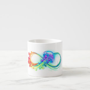 Tasse Expresso Infinity avec Rainbow Jellyfish