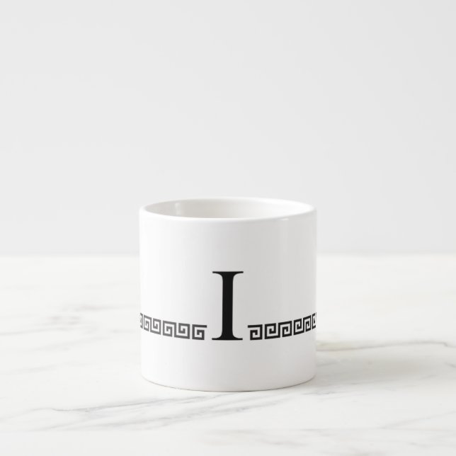 Tasse Expresso Initiale grecque (Devant)