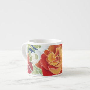 Tasse Expresso IV floral de minuit