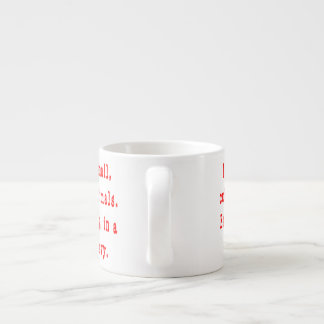 Tasse Expresso J'adore les petits animaux câlins dans une bonne s