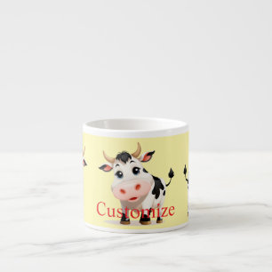 Tasse Expresso J'Aime Cows Art Thunder_Cove