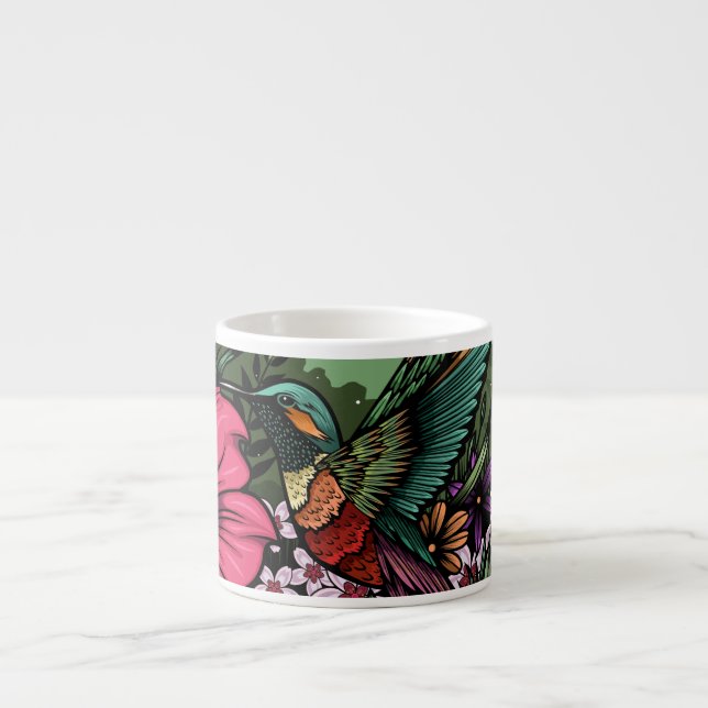 Tasse Expresso Jardin des colibris (Devant)