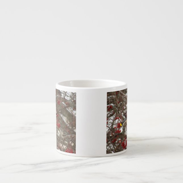 Tasse Expresso Jaseur de cèdre (Devant)