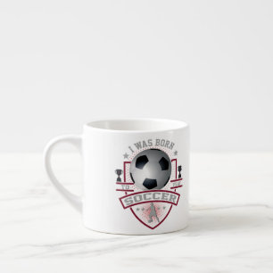 Tasse Expresso Je Suis Né Pour Jouer Au Football