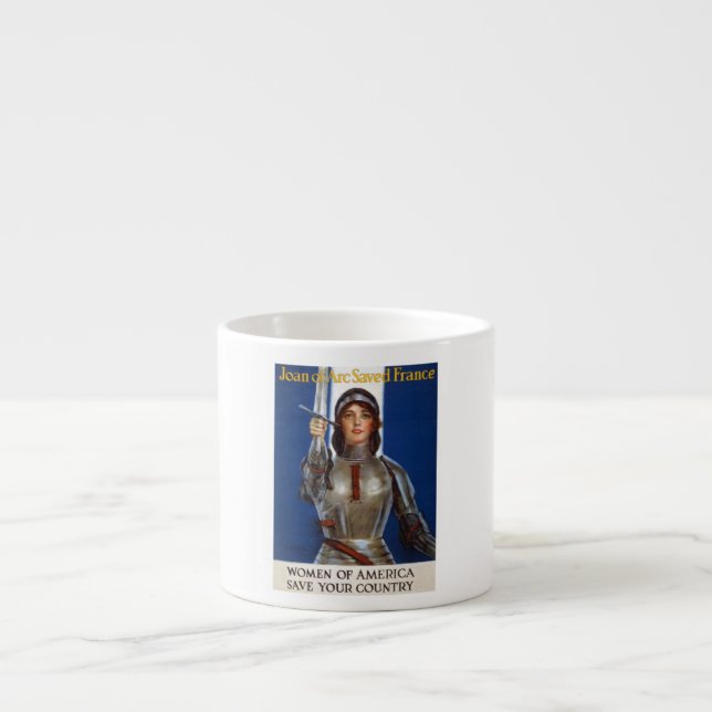 Tasse Expresso Jeanne d'Arc : La servante d'Orléans, héroïne du c (Devant)