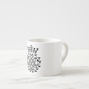 Tasse Expresso Johann Sebastian Bach Crest Monogramme Insignia