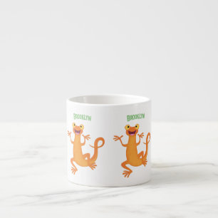 Tasse Expresso Joli triton orangé joyeux
