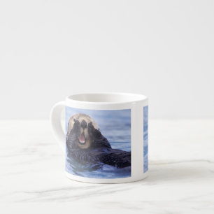 Tasse Expresso Jolie loutre de mer   Alaska, États-Unis