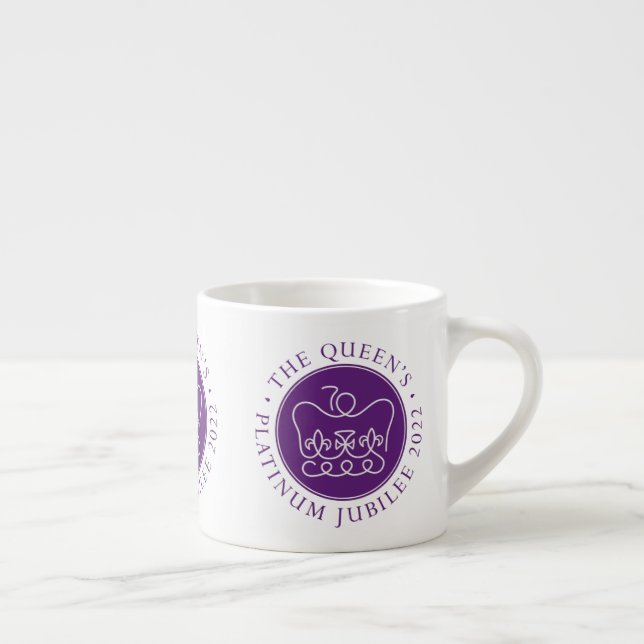 Tasse Expresso Jubilé de platine de la reine (Droite)
