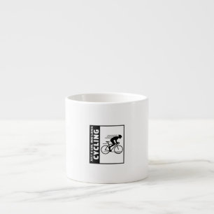 Tasse Expresso juste une fille qui adore faire du vélo