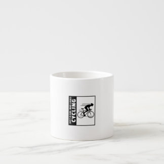 Tasse Expresso juste une fille qui adore faire du vélo