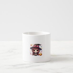 Tasse Expresso kawai sorciere