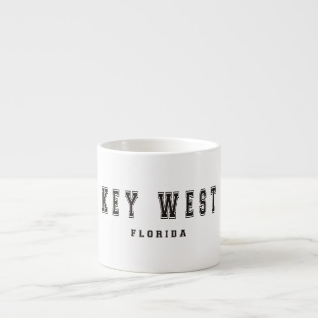 Tasse Expresso Key West la Floride (Devant)