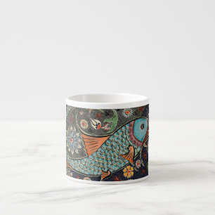 Tasse Expresso Koi Mosaic