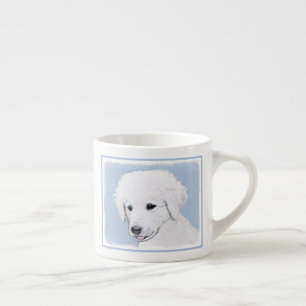 Tasse Expresso Kuvasz Peinture - Cute Original Chien Art