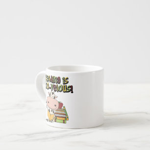 Tasse Expresso La lecture est MOO-velous