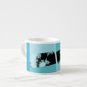 Tasse Expresso Lagune du jardin fractal