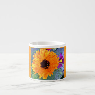Tasse Expresso Lapin à fleurs