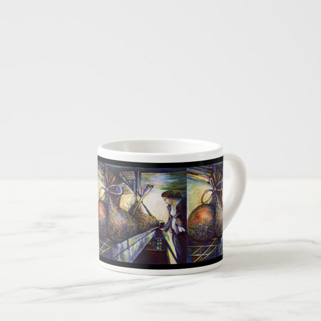 Tasse Expresso Le destin hurlant de la vie (Devant droit)