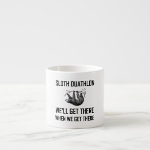 Tasse Expresso Le Duathlon de paresse y arrivent drôle