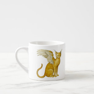 Tasse Expresso Le merveilleux chat ailé
