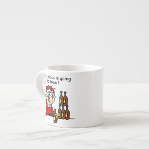Tasse Expresso Le Père Noël va en ville