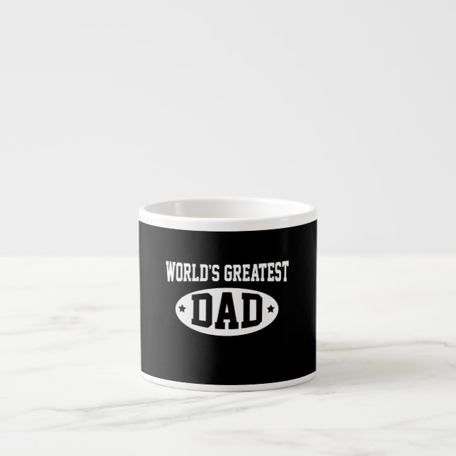 Tasse Expresso Le plus grand papa du monde (Devant)