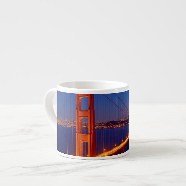 Tasse Expresso Le pont iconique avec San Francisco (Devant gauche)