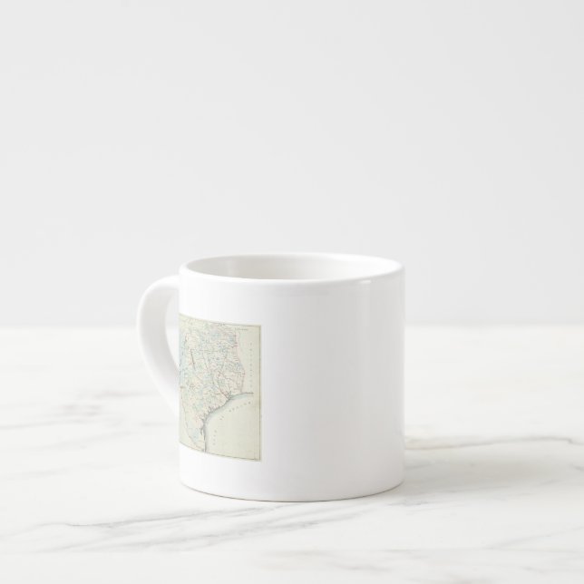 Tasse Expresso Le Texas des Etats-Unis d'Amérique (Devant gauche)