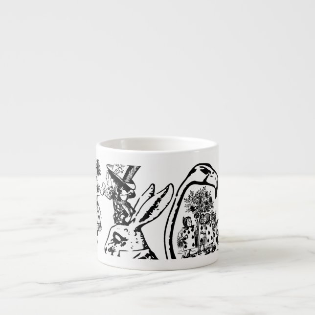 Tasse Expresso Les aventures d'Alice au pays des merveilles (Devant)