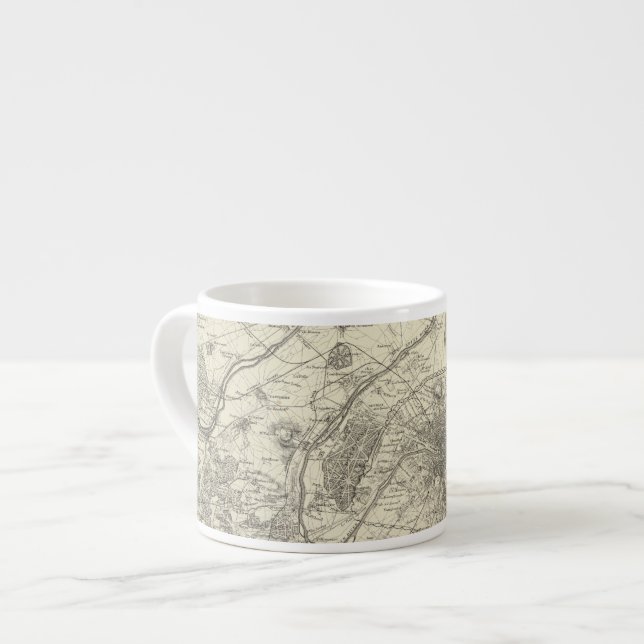 Tasse Expresso Les environs de Paris (Devant gauche)