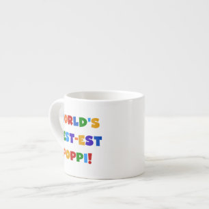 Tasse Expresso Les meilleurs cadeaux de couleurs vives Poppi du m